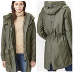 Gap | Anorak Parka Cotton Green Cargo Coat Removable Quilted Jacket | Small Photo 1
