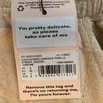 Missguided Cream Checkerboard Towelling Straight Leg Joggers Photo 5