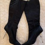 BCBGirls stiletto silver heel boots size 9 Photo 0