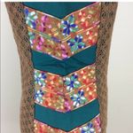 Judith March  Mocha Crochet Shift Dress size large Photo 5