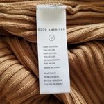 Good American Sleeveless Rib Knit Tie Waist Midi Dress Taupe Tan Size 2 M Photo 12