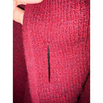 margaret o'leary Hooded Cashmere Wrap Sweater Sz XS Red Fairytale Cozy Photo 9