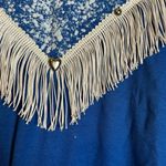 Vintage Dunkin Daylite Southwestern Fringe Crop T Photo 3