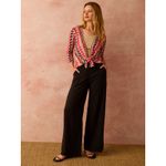 Nic+Zoe  31" RUMBA LINEN WIDE LEG TROUSER‎ NWT SIZE 8 Photo 1