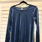 Old Navy ‎ Blue Velvet Dress Size Small Tall Photo 2