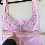 House Of CB  'Adriana'‎ Rose Satin And Lace Mini Dress NWOT Photo 4