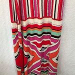 Nell Strapless Poi Multi Coral Maxi Dress‎ nwt Black Size XS Photo 6