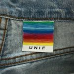 Unif Womens Denim Shorts High Waist Light Wash Size 25 Photo 2