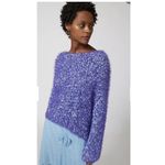 Urban Outfitters NWOT   UO Jamie Fuzzy Sweater  Purple Soft Medium Photo 5