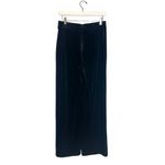 Spanx  women’s black Velvet Split Hem Wide Leg Pant pull on size L Photo 8