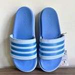 Adidas Adeilette Platform Unisex Blue Slip On Sandals Size 9 or 10 #487 Photo 5