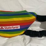 Rainbow stripped pride flag parade June festive vacation beach travel fanny pack Photo 6