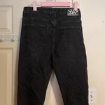Womens THC The Hideout Clothing Black Ripped Patch Skinny Jeans Size 28 Photo 4