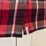 Woolrich Womens Flannel Shirt Red Black Plaid Buffalo Check Button Up Size Large Photo 1