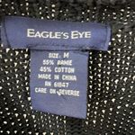 Vintage Eagle’s Eye Fair Isle Cable Knit Button Sweater Vest M Black Size M Photo 7