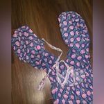 Saylor  BLOCK PRINT DRESS maxi cutout tie back puff sleeve party fall $389 S Photo 10