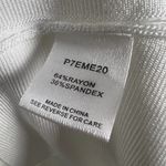 Parker  Dorothy White Knit Cold Tie Shoulder A-Line Stitched Mini Dress Size S Photo 4