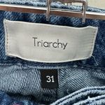 Triarchy  Medium Indigo Wide Leg Organic Cotton Jeans High Rise Ms Fonda Photo 7