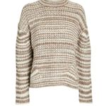 Rails  Echo Chunky Roll Neck Pullover Sweater in Brown Striped Womens Size XS Photo 9