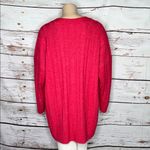 Torrid  NWT Size 3 Virtual Pink Vegan Cashmere V-Neck Boyfriend Sweater Cardigan Photo 2