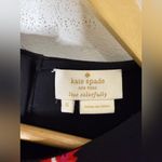 Kate Spade  Black Pink‎ Cherry Blossom Floral Sleeveless Blouse Size 6 Photo 2