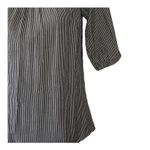 BeachLunchLounge Grey Striped Off-Shoulder Blouse Size Medium Photo 7