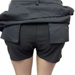 Aur Golf Black Skirt Shorts 4 Pocket Skort Zip Side Above the Knee Womens 10 White Photo 4