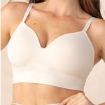 Truekind Supportive Comfort Wireless Shaping Bra L White Size L Photo 0