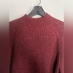 & Other Stories & Other Stories Anthropologie Brown Mock Neck Long Line Wool Blend Knit Sweater Photo 1