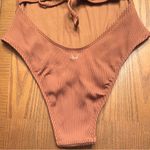 Minimale Animale The Daiquiri Rib One Piece Swimsuit in Skinny Dip Brown Medium Photo 5
