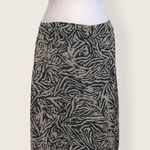 Rachel Rachel Roy Womens Skirt Size 10 Zebra Print Midi Flared ALine NWT Tan Photo 0
