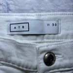 AYR The Beat Jeans Women's Size 30 White Barrel Leg High-Rise Denim Quiet Luxury Photo 8
