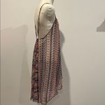 Chic Multicolor Zigzag Pattern Dress Blue Photo 4