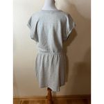 OFFLINE Aerie Womens Large Light Grey Cut Out Mini Dress Short Sleeve Trendy Gray Photo 3