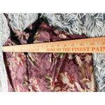 Torrid  Tank Top Size 1 Womens  Mauve Pink Floral Camisole Lace Trim Button Photo 5