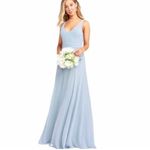 Show Me Your Mumu Jenn Maxi Dress Steel Blue NWT Photo 1