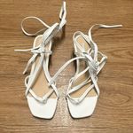 Gianni Bini white tie sandals Photo 1