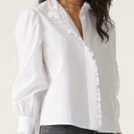 Ba&sh  Women's 100% Cotton White Joon Top - Size Small Photo 0