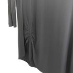 Clara Sun Woo Black Stretch Asymmetrical Tunic Top Size S Photo 2