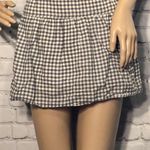 Aeropostale Micro Mini Skirt Checks & Ruffles M Photo 3