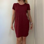 Vibe Sportwear Vibe Sportswear Suede Bodycon Dress XL Maroon Red Preppy Athleisure Streetwear Photo 4
