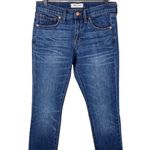 Madewell  The Slim Boyjean Raw-Hem Edition Cropped Dark Wash Denim Jeans Size 24 Photo 1