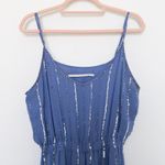 Twelfth Street by Cynthia Vincent Silk Dress Size L Blue Beaded Flapper Art Deco Size L Photo 2