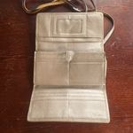 Brighton  Patent Leather Tan Snakeskin Embossed Crossbody Wallet Removable Strap Photo 5