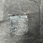 Sorel  After Hours Leather D Ring Lace up Wedge Sandal Bootie sz 5 Photo 8