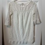 Ella Moss  Heidi Eyelet Tunic Dress Size Small Photo 10