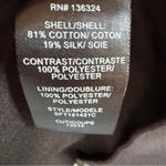 Halston Heritage  Little Black Cotton and Silk Blend Dress Size 4 Photo 5