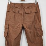 frame denim Frame Women's Brown Washed Latte Relaxed-Fit-Utility Pants Size‎ 27 Photo 10