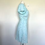 Abound  wrap mini dress XSMALL Blue short Sleeve Photo 3