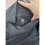 Title Nine Guthrie French Terry Mock Neck Long Sleeve Navy/Grey Dress Size M Blue Size M Photo 7